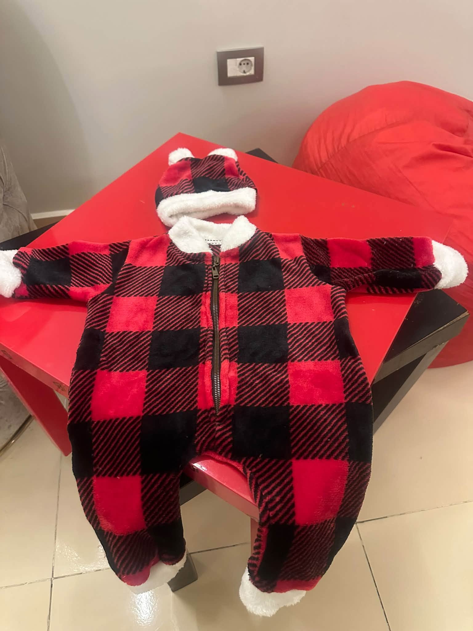 سالوبيت البيبي🥳 الكاروه المبطن فرو الخامه بولار مستورد تقيل — صورة 2